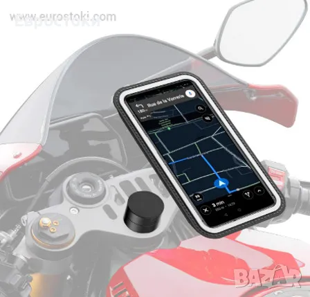 Магнитна стойка за телефон SHAPEHEART, стойка за телефн за кормило, за велосипеди, скутери, мотоцикл, снимка 1