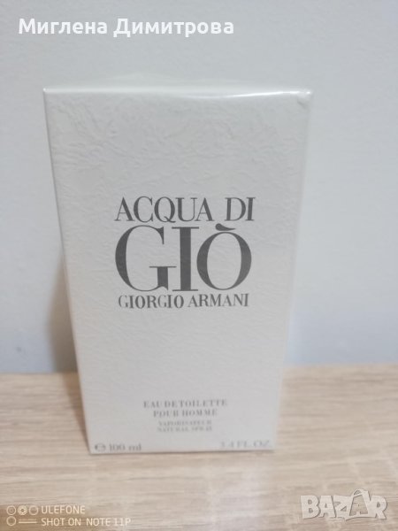 Мъжки парфюм Acqua Di Giorgio Armani 100 мл. , снимка 1