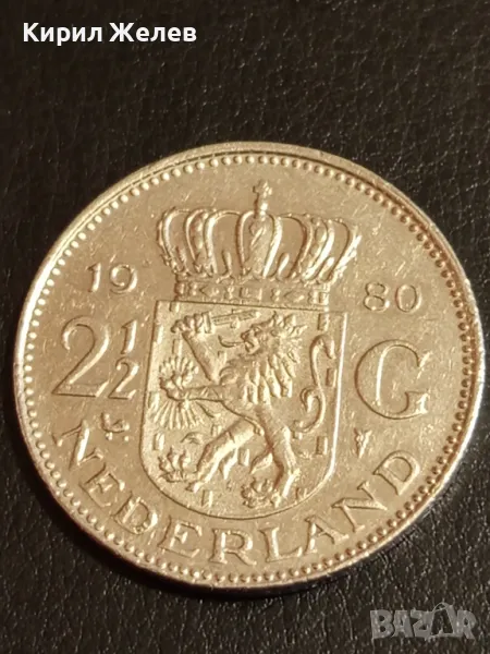 Монета 2 1/2 гулдена 1980г. Недерландия За КОЛЕКЦИЯ ДЕКОРАЦИЯ 34809, снимка 1