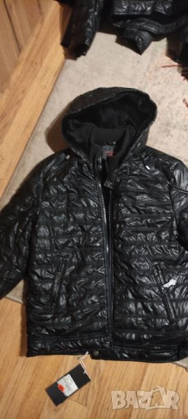 Чисто ново кожено яке с качулка Разпродажба , снимка 1