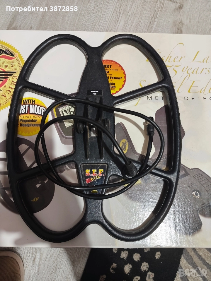 сонда за металотърсач фишер ф75 75+, снимка 1