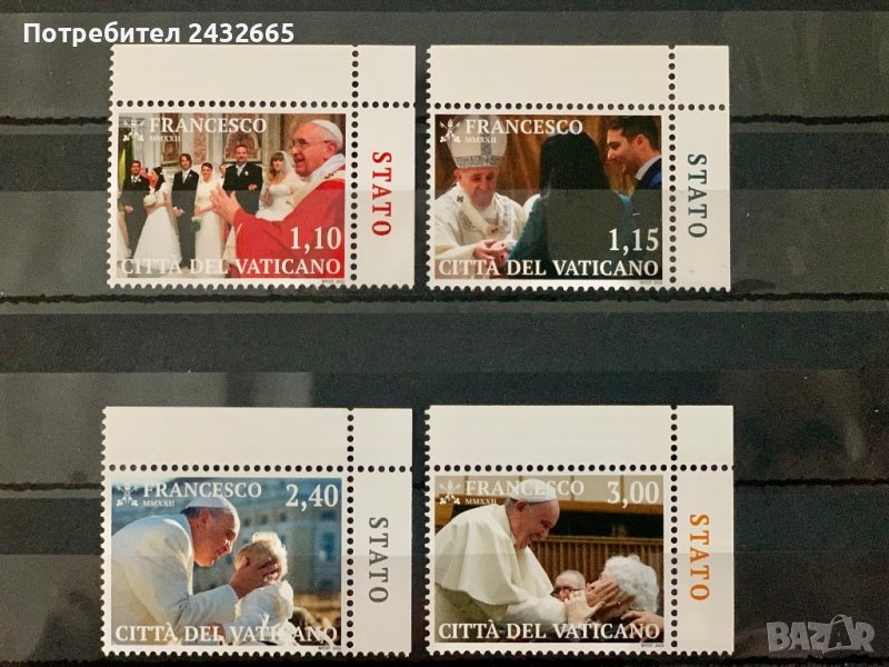 1357. Ватикана 2022 ~ “ Исторически личности. Понтификация на Папа Франциск.  ”,**,MNH, снимка 1