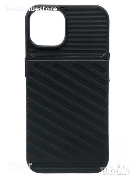 Айфон 13 Черен Удароустойчив Калъф / Shockproof iPhone 13 Case Black, снимка 1