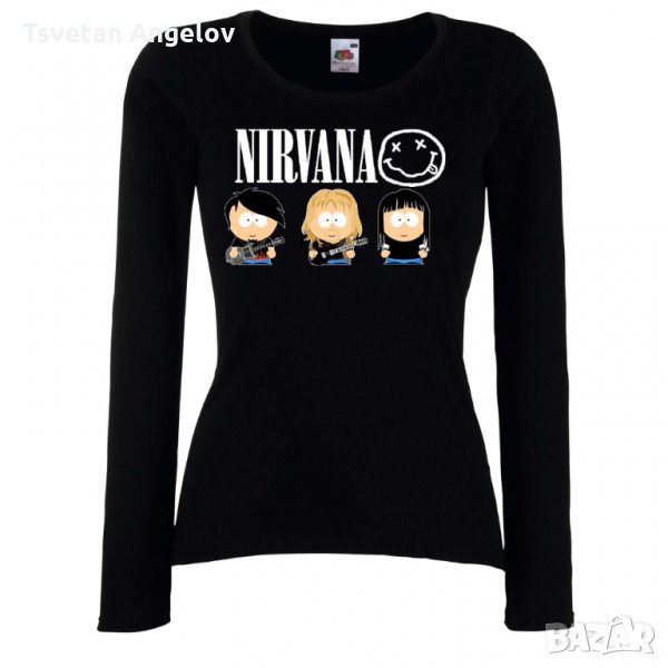 Разпродажба! Дамска тениска NIRVANA 1, снимка 1