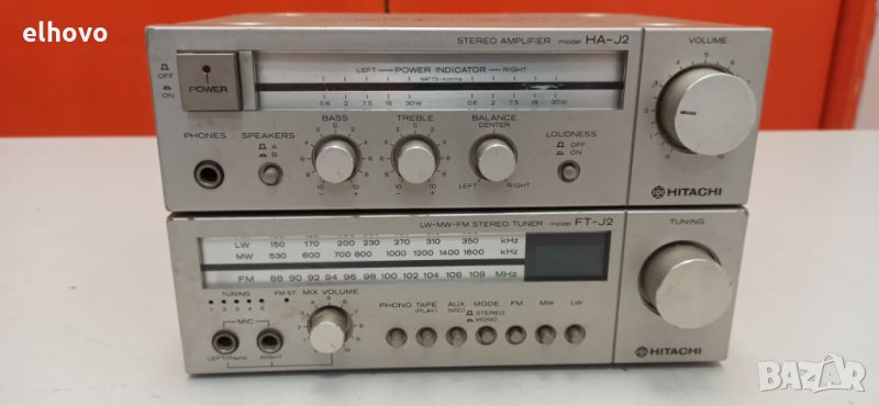 Стерео усилвател, тунер, Hitachi HA-J2, FT-J2, снимка 1