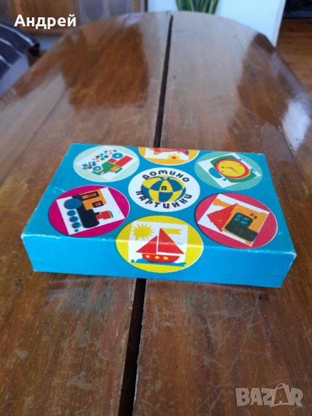 Старо детско Домино Картинки, снимка 1
