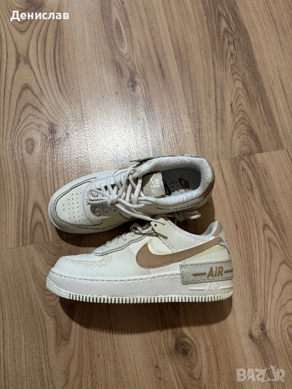 Nike Air Force 1 Shadow “ Sail Fossil Light Bone”, снимка 1