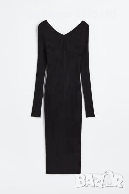 Дамска черна рокля Н &М, снимка 1