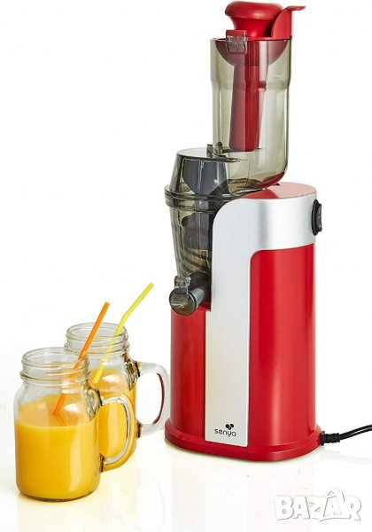 Сокоизстисквачка Senya SYBF-CJ018R, 250, неръждаема стомана, червена, снимка 1