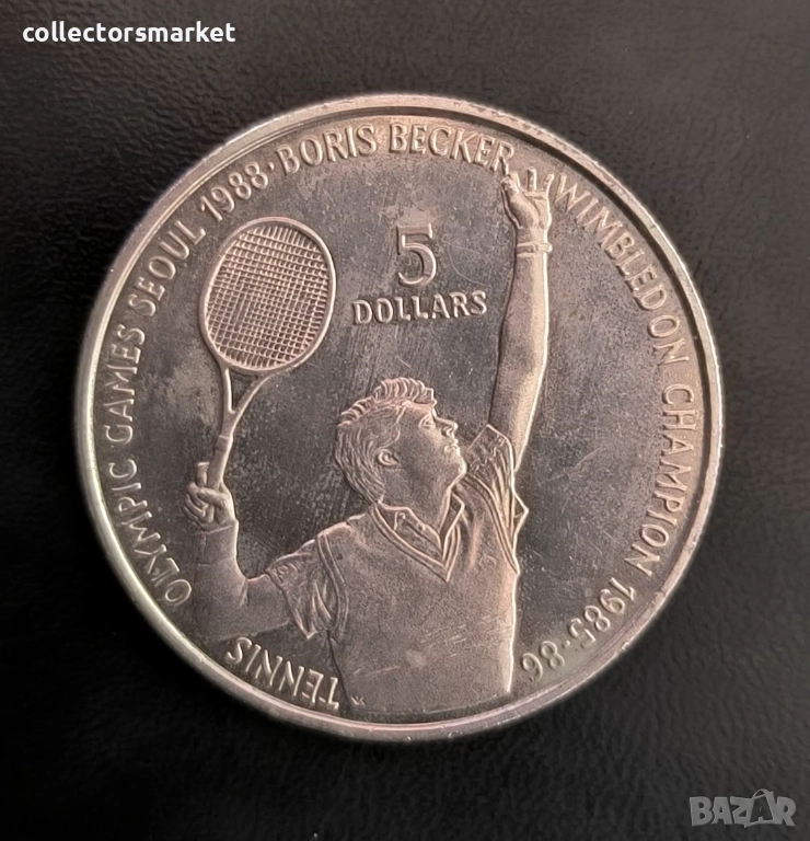 5 долара 1987, остров Ниуе , снимка 1