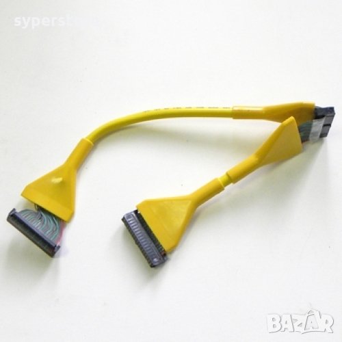 Кабел IDE за Флопи от един към два конектора 0.48 метра Digital One SP01424 Floppy Round cable, снимка 1