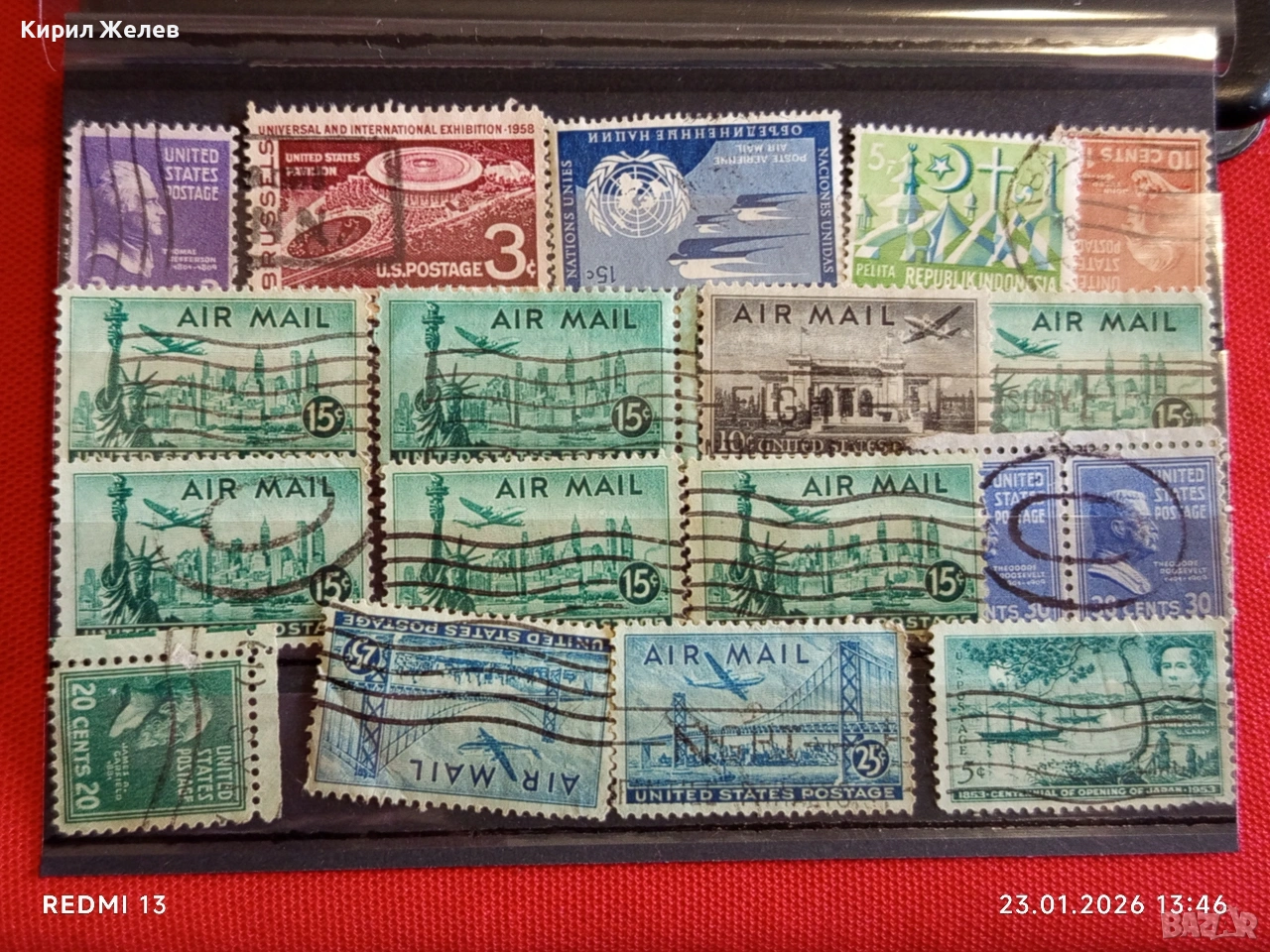 Пощенски марки USA стари редки за КОЛЕКЦИЯ ДЕКОРАЦИЯ 51934, снимка 1