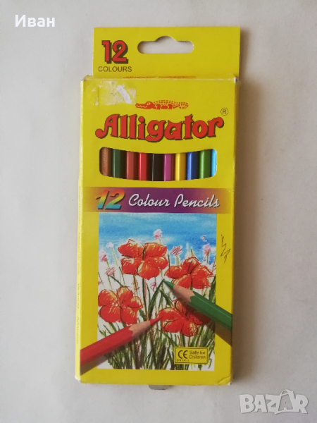 Цветни моливи Faber-Castell, Alligator, 12 цвята - само по телефон!, снимка 1