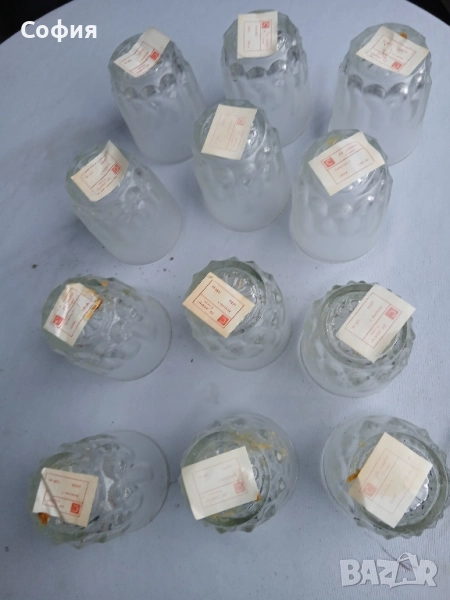 чаши стъклени 18 броя за алкохол, снимка 1