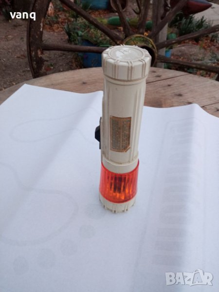 Стар цветен Фенер Прожектор, снимка 1