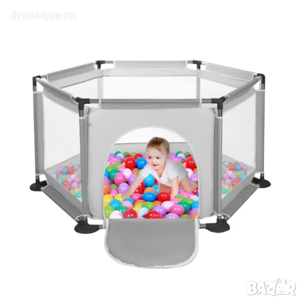 4352  Детска шестоъгълна кошара, снимка 1