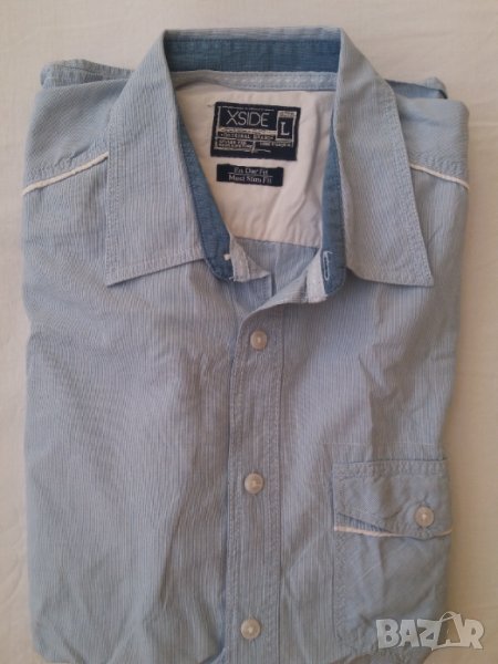 Риза с къс ръкав с джобче EXSIDE , снимка 1