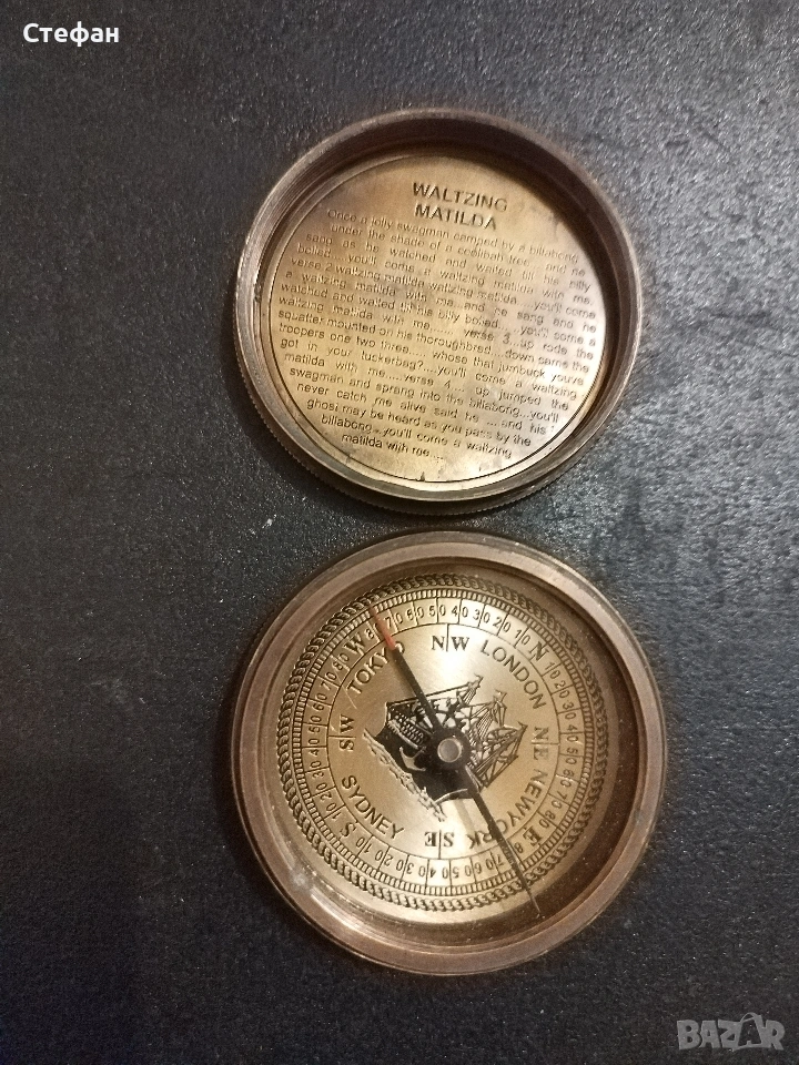 Стар морски компас., снимка 1