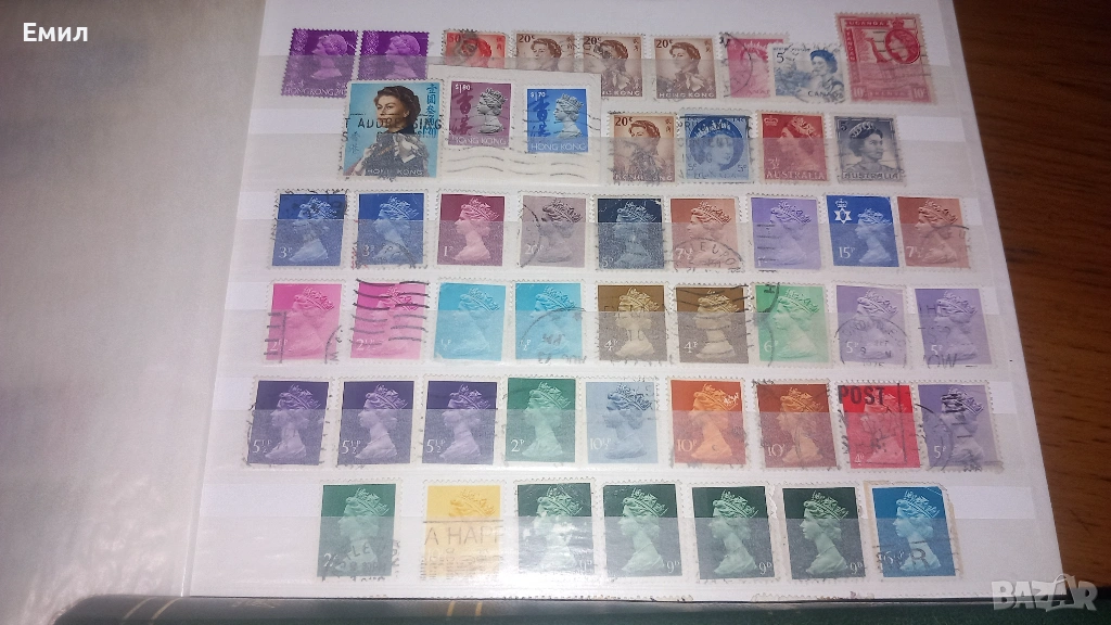 Марки Британия и колонии, снимка 1