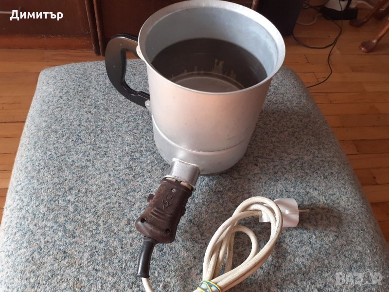  Българска електрическа кана от соца 220V- 630W, снимка 1
