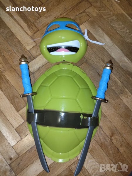 Комплект оръжия с коруба и маска на  костенурка нинджа Леонардо, снимка 1