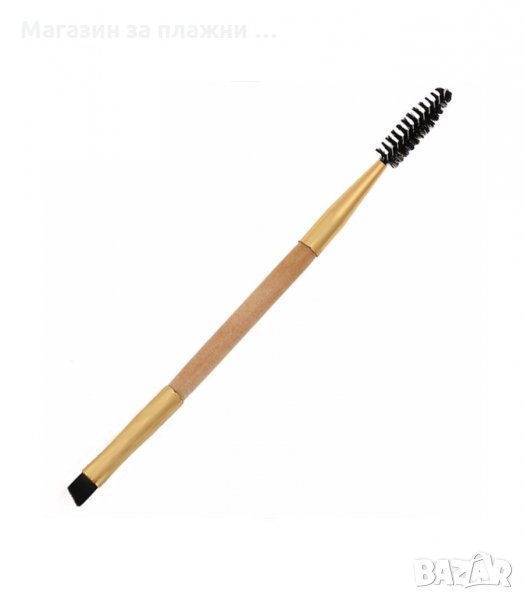 СКОСЕНА ДВОЙНА ЧЕТКА ЗА ВЕЖДИ, ОЧНА ЛИНИЯ И СЕНКИ - код 1568, снимка 1