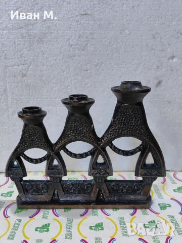 Винтидж свещник матрьошки, снимка 4 - Антикварни и старинни предмети - 52411239