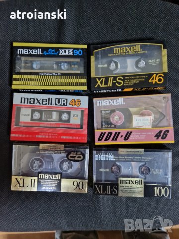 Аудио касети Maxell, снимка 3 - Аудио касети - 36043021