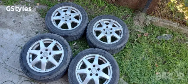 4бр лети джанти 5x112 6,5j 16h2 et 35 с летни гуми 205/55/16 , снимка 16 - Гуми и джанти - 47735025