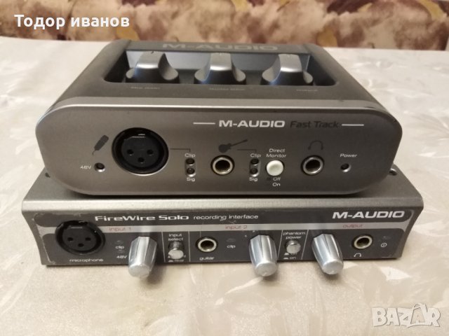 M AUDIO-fast track,fire wire solo, снимка 1
