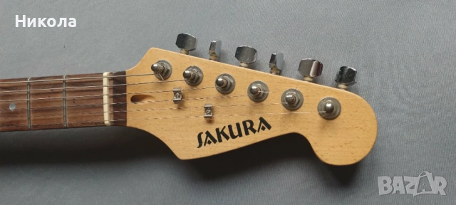 Sakura Stratocaster, снимка 3 - Китари - 53121093