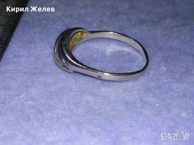 Старинен СРЕБЪРЕН АРТ НУВО ПРЪСТЕН ВИСОКА ПРОБА СРЕБРО МАЙСТОРСКА ИЗРАБОТКА АНГЛИЯ 40235, снимка 5 - Антикварни и старинни предмети - 42762956