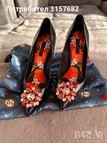 Обувки DOLCE GABBANA, снимка 3 - Дамски обувки на ток - 52847957