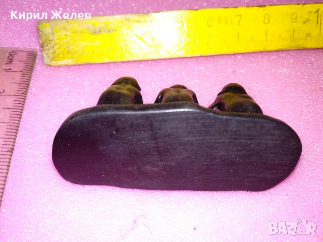 ТРИТЕ МАЙМУНКИ ДЕКОРАТИВНА ФИГУРКА За ДОМА от ПОЛИРЕЗИН 42813, снимка 6 - Статуетки - 44150629