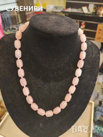 Колие розов кварц , снимка 1