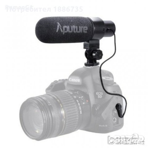 Микрофон Aputure V-Mic D1 с ветробран и жак 3.5мм, снимка 3 - Чанти, стативи, аксесоари - 31579413