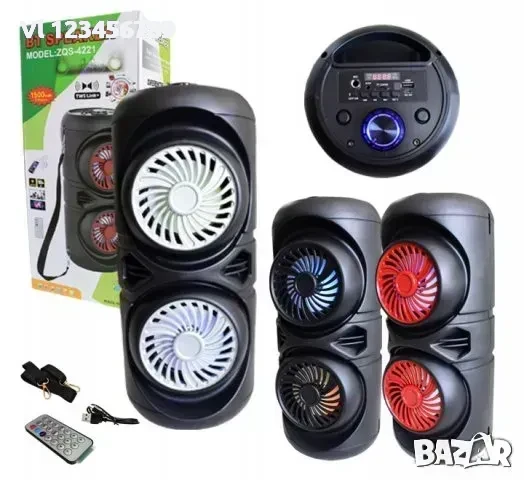 Колона BT, FM, MP3, USB, Portable Speaker ZQS 4221