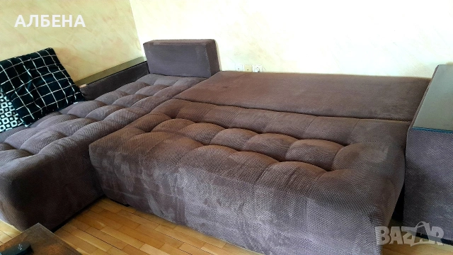 Разтегателен диван , снимка 4 - Дивани и мека мебел - 53220301