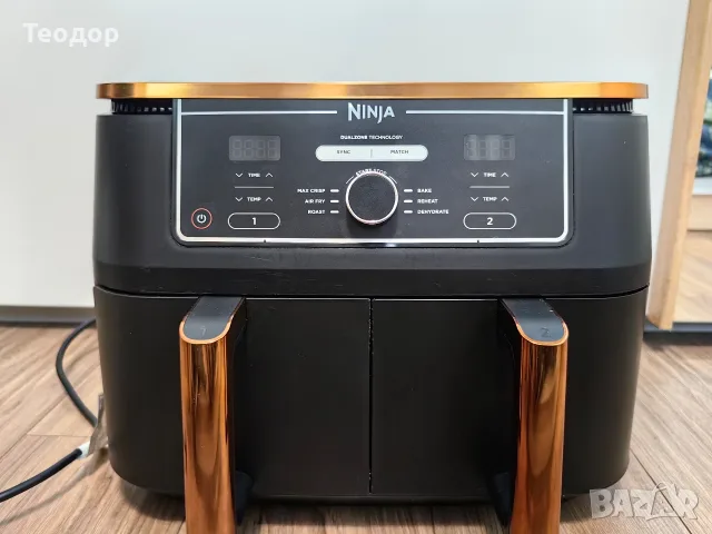 еърфраер Ninja двоен, снимка 6 - Фритюрници - 55193574