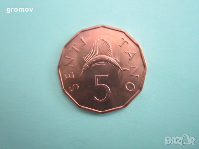 монета 5 сенти Танзания