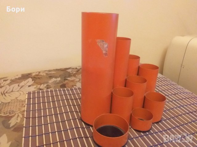 Метален немски моливник/органайзер 1970г, снимка 3 - Органайзери за бюро - 30218588