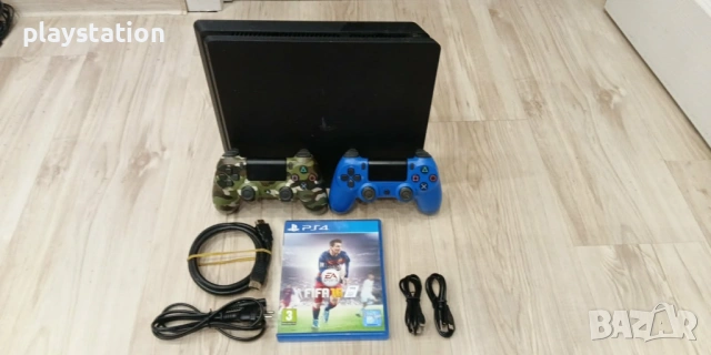 Playstation 4 Slim с два нови контролера