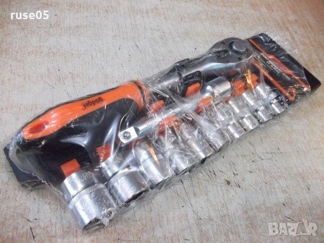 Тресчотка "Gadget" с вложки, к-т 12 части 1/2" 10-24 мм. нов, снимка 10 - Други инструменти - 35285576