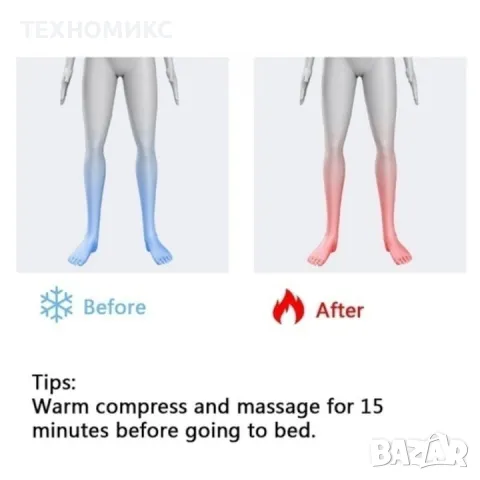 Масажор за крака, Електрически, Загряващ, снимка 3 - Масажори - 49398102