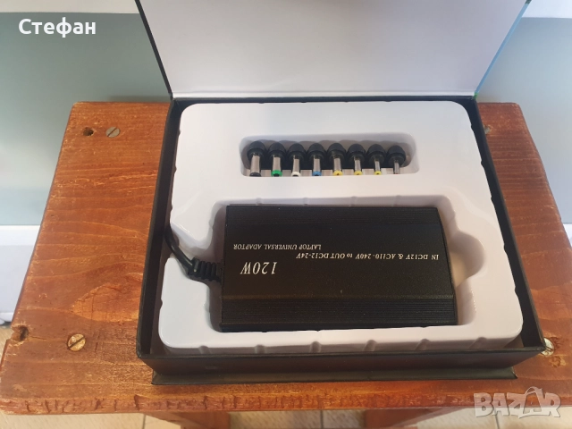 НОВО! Универсално зарядно за лаптоп LAPTOP UNIVERSAL ADAPTOR Работи на 220 и 12 волта., снимка 3 - Лаптоп аксесоари - 51983117
