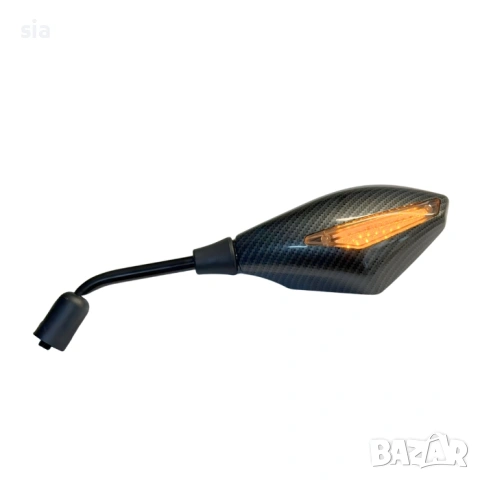 Огледала за мотор с вграден LED мигач, 2бр, снимка 4 - Аксесоари и консумативи - 40031530