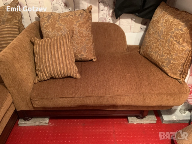 Ъглов диван с лежанка, снимка 2 - Дивани и мека мебел - 54084490