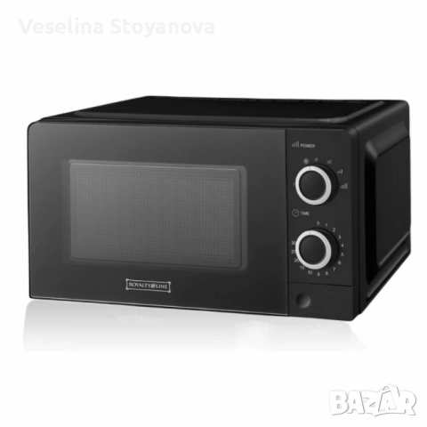 Микровълнова фурна Royalty Line RL-MWO-3818 BLACK - 20L, 700W