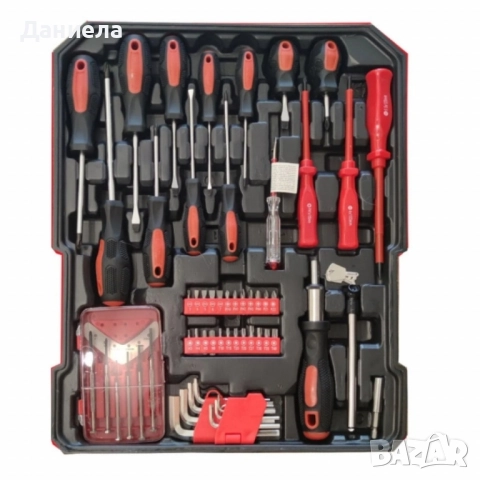 Професионален куфар с инструменти IF Tools BLACK GOLD 2024 – 599 части, CR-V стомана, снимка 6 - Куфари с инструменти - 51944228