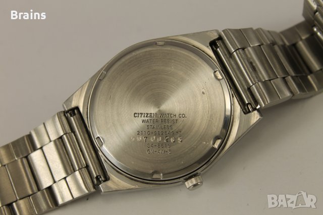1970's Японски Мъжки Стоманен Часовник CITIZEN CQ, снимка 8 - Антикварни и старинни предмети - 40139806
